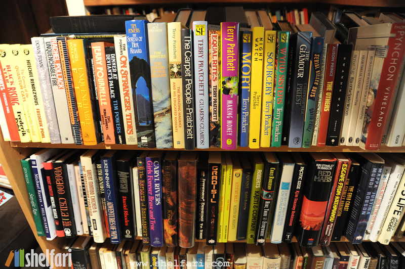 Illustration for article titled Take a Peek Inside Neil Gaiman's Library